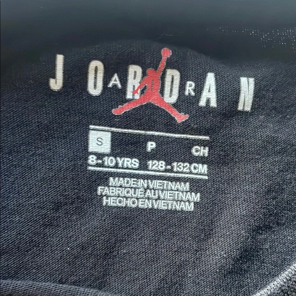Jordan Kids' Black Graphic T-Shirts Lot (2)